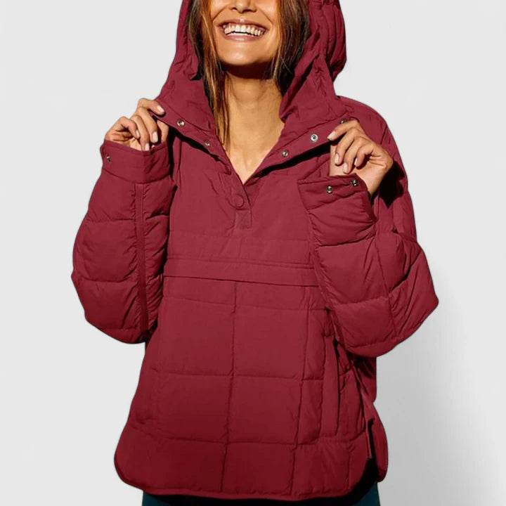 Samantha | Oversized Hooded Pullover Jacket