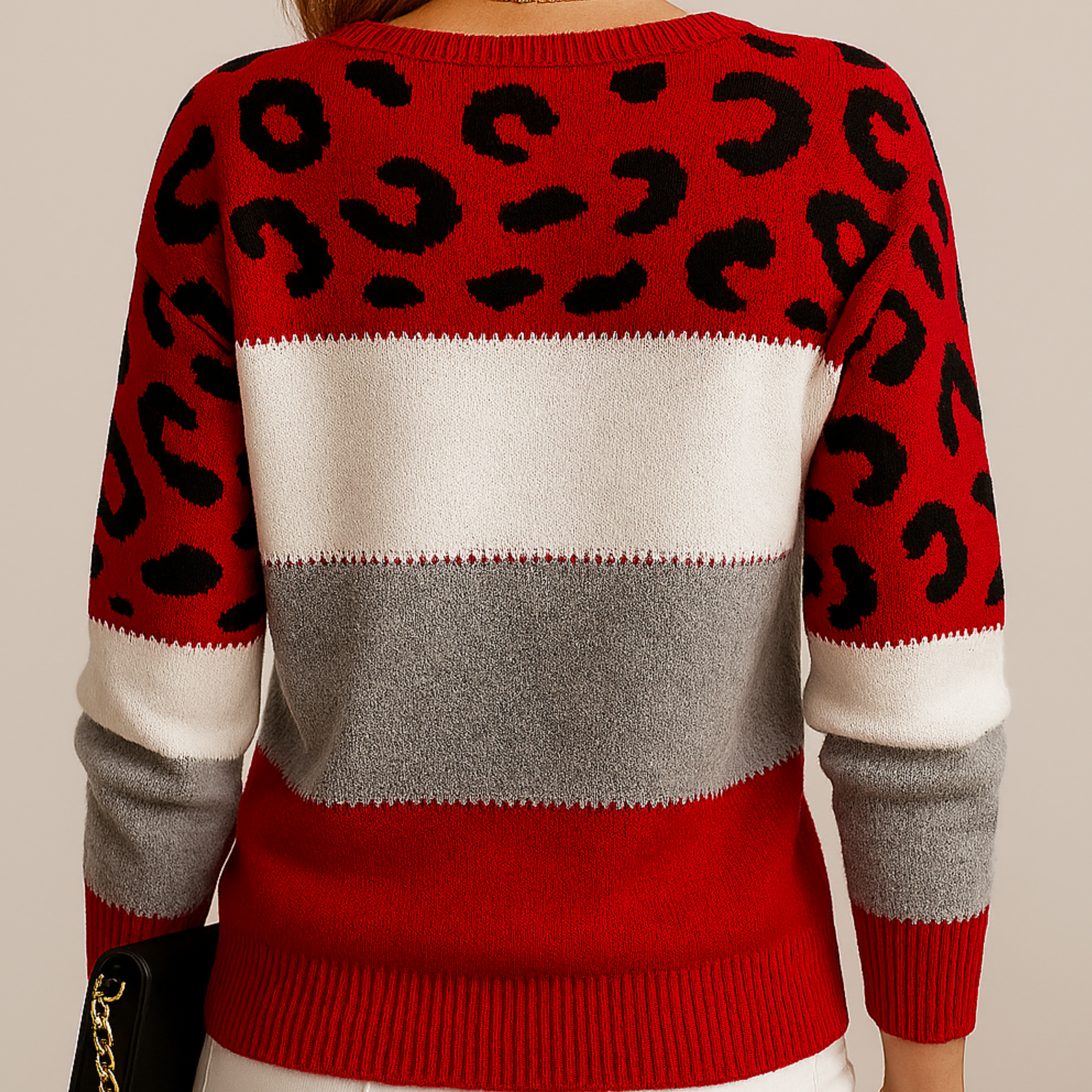 Samantha | Leopard Print Casual Jumper