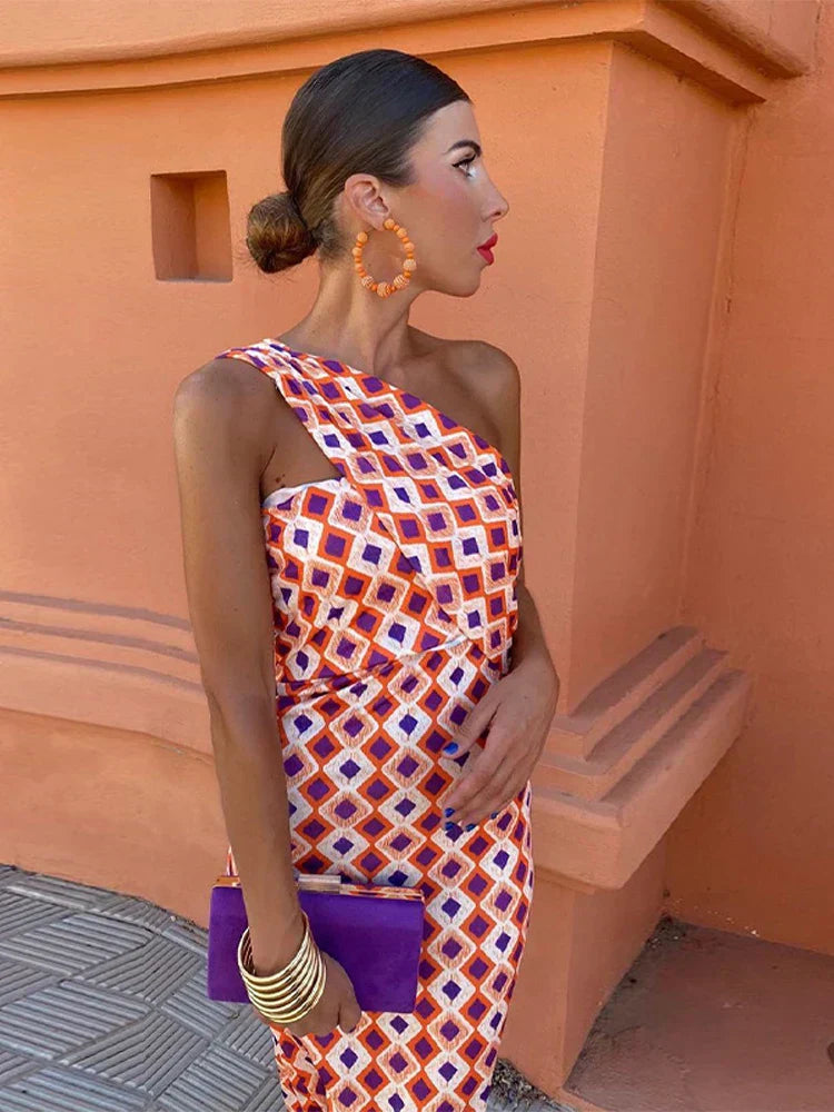 Celestia - Elegant Midi Dress