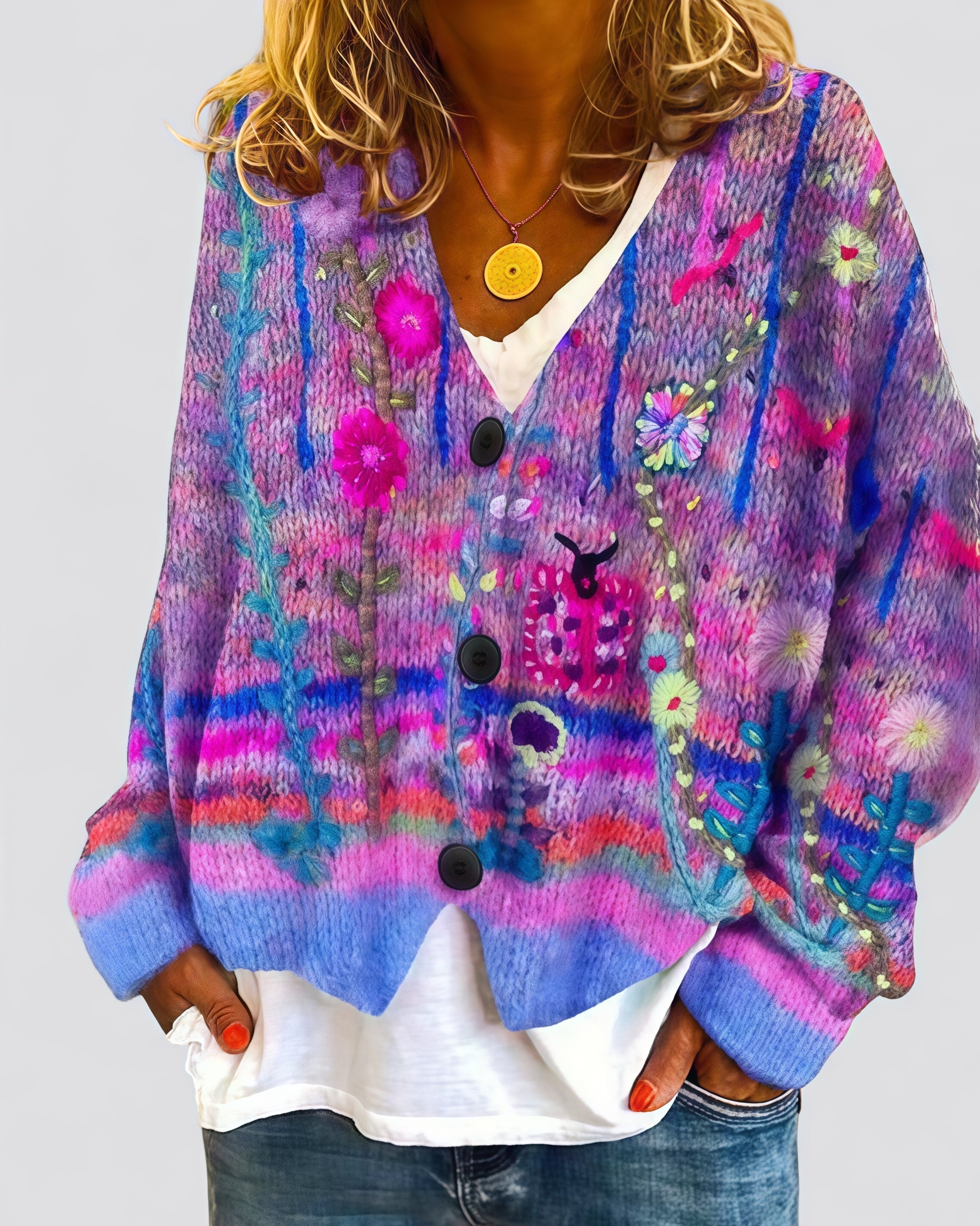 Sophie | Elegant knitted cardigan