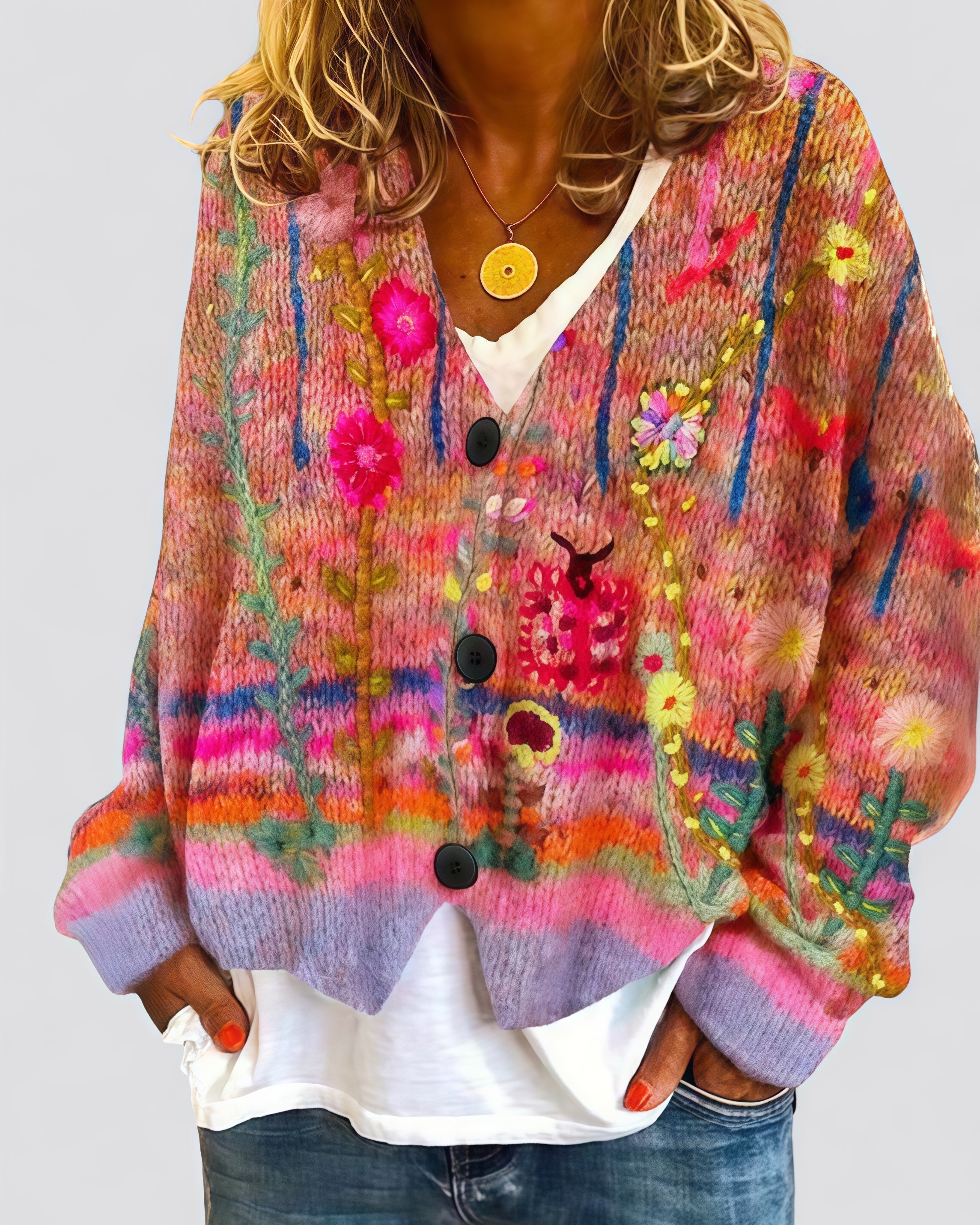 Sophie | Elegant knitted cardigan