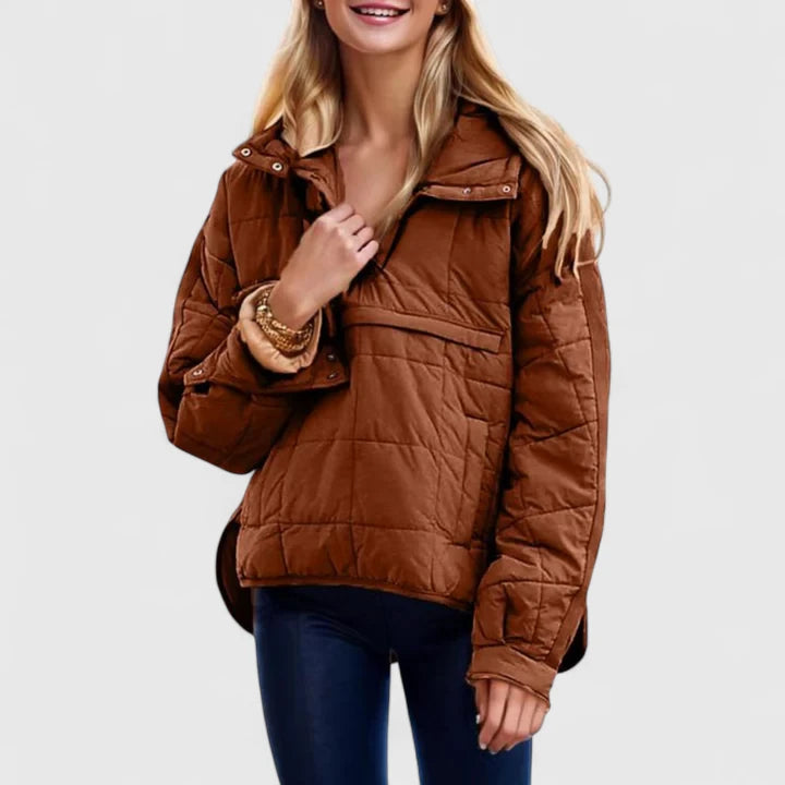 Samantha | Oversized Hooded Pullover Jacket