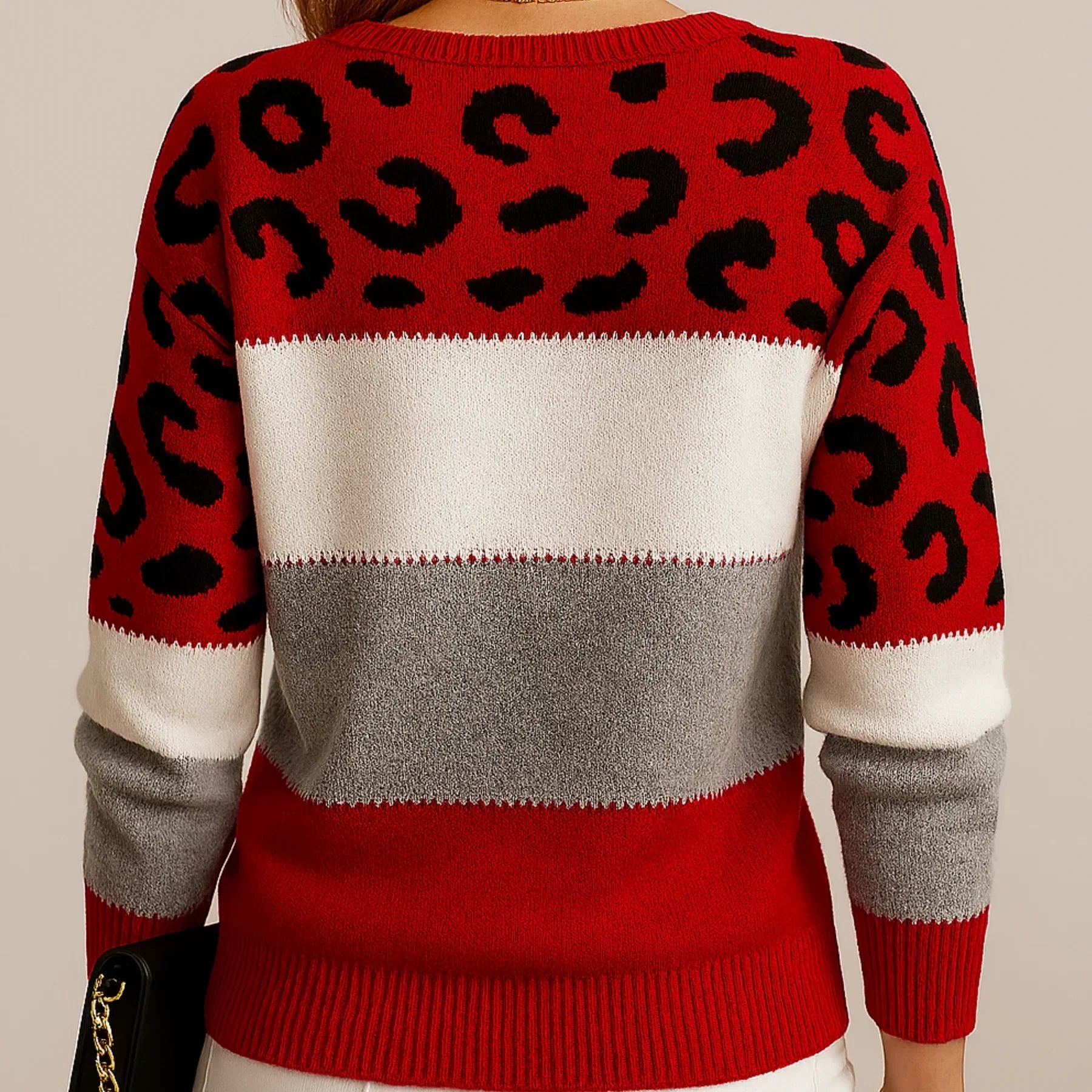Evelyn | Leopard Print Casual Sweater