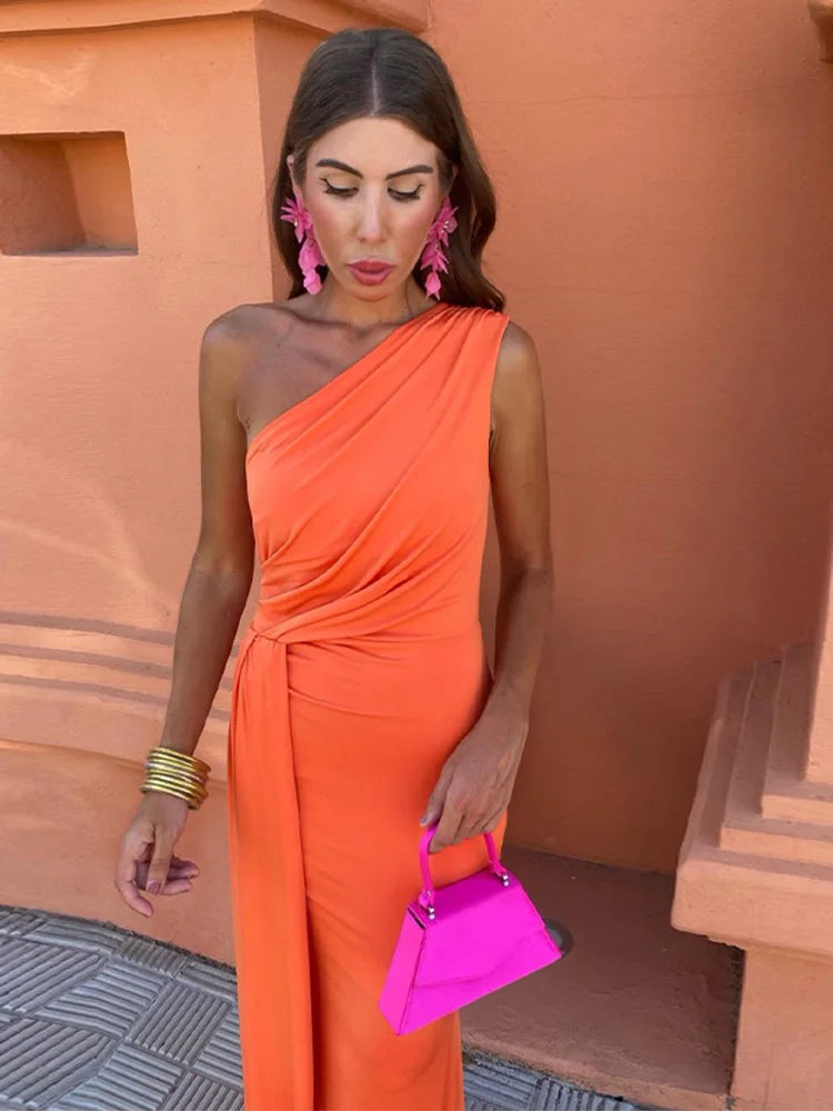 Sienna™ | Asymmetrical Maxi Dress