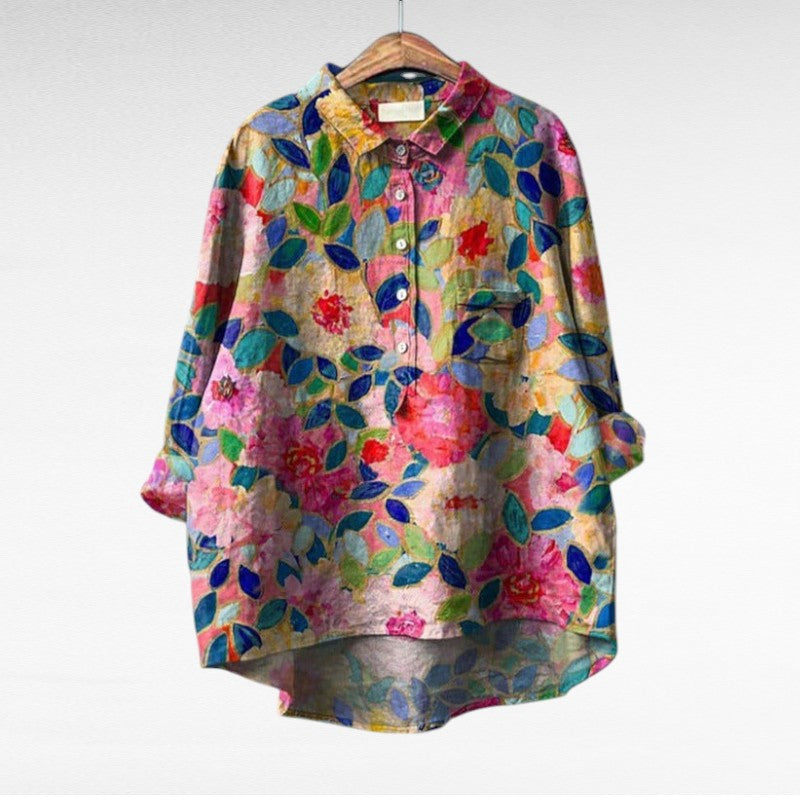 Tatum | Classic Floral Blouses
