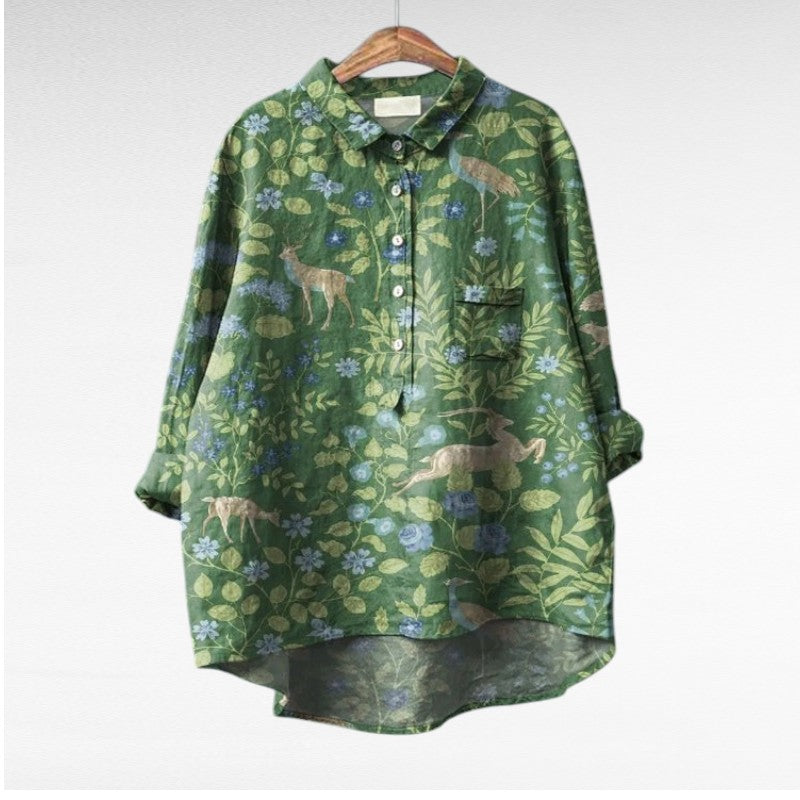 Tatum | Classic Floral Blouses