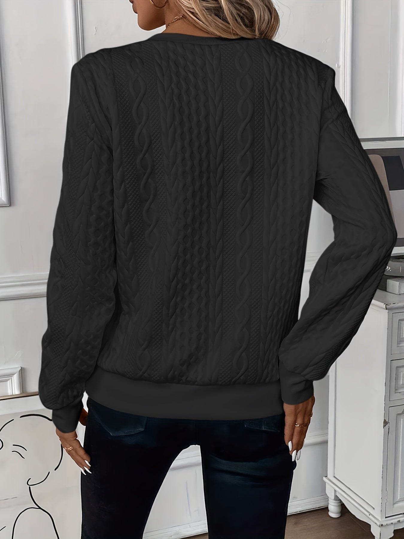 Sophie | Elegant knitted jumper with zip
