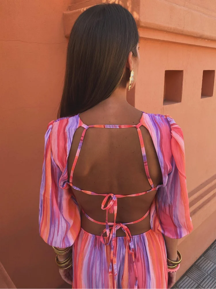 Lara™ | Backless Dress