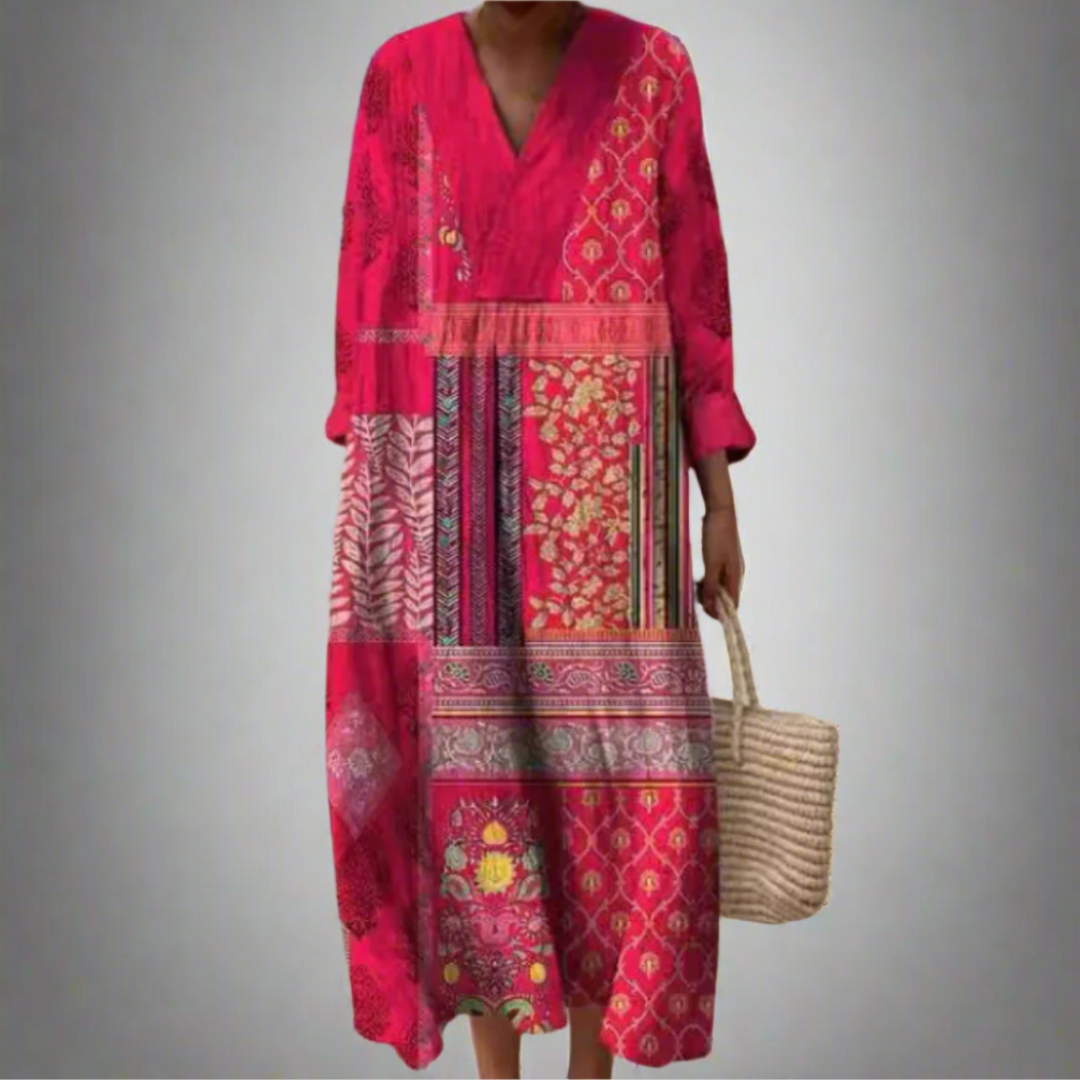 Livia™ | Elegant Geometric Dress