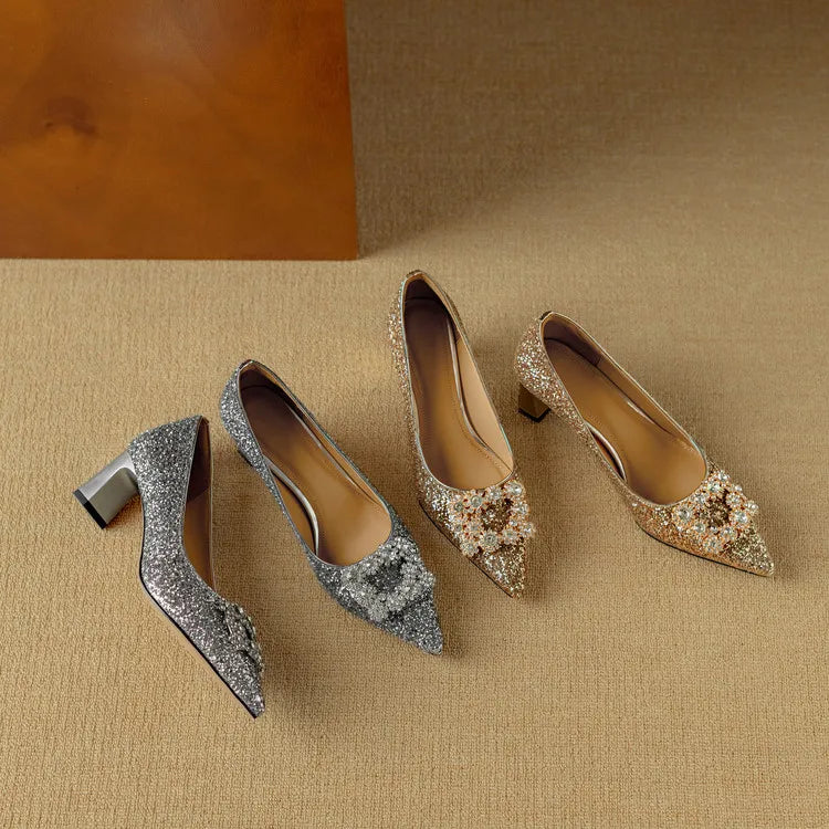 Isabella Glitter Heels Gloria