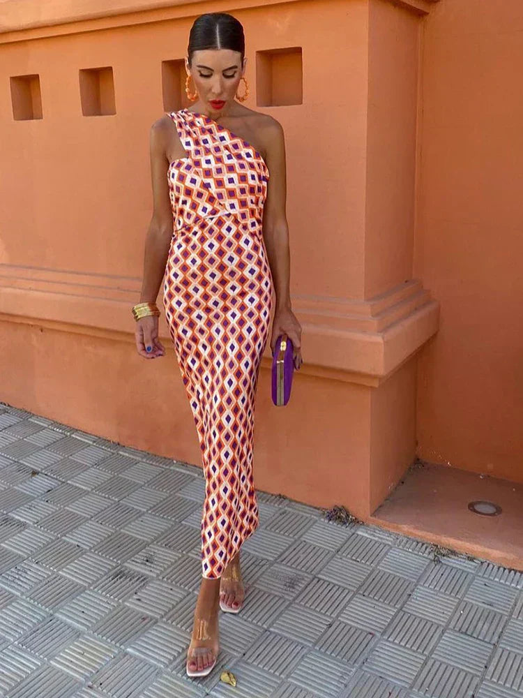 Celestia - Elegant Midi Dress