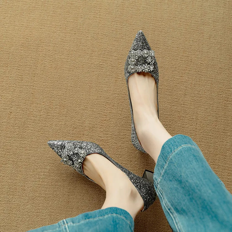 Isabella Glitter Heels Gloria