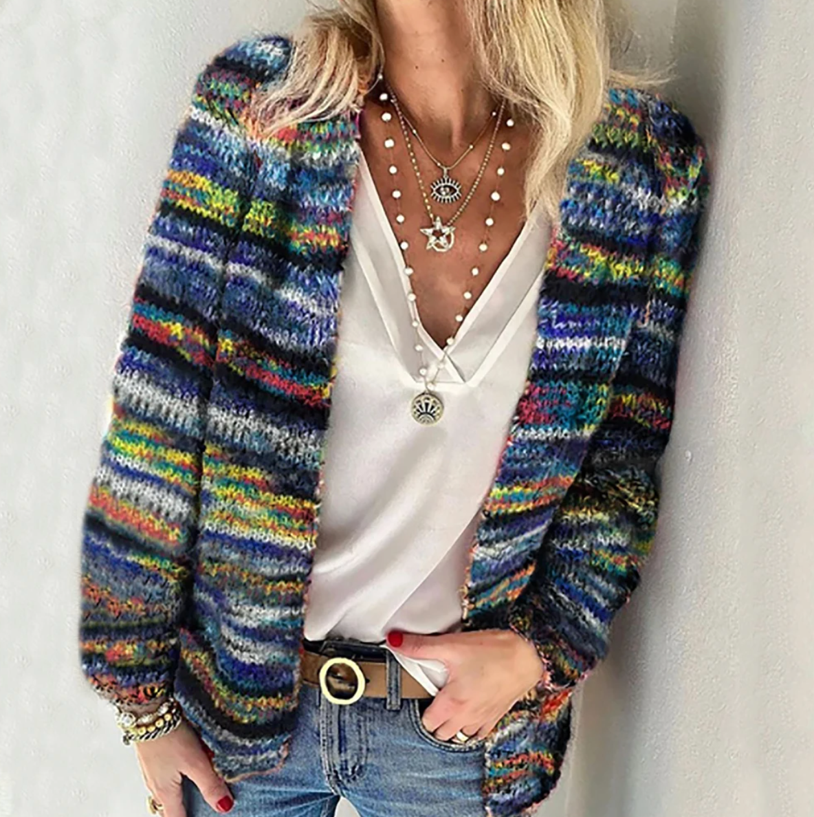Mira | Striped Cardigan
