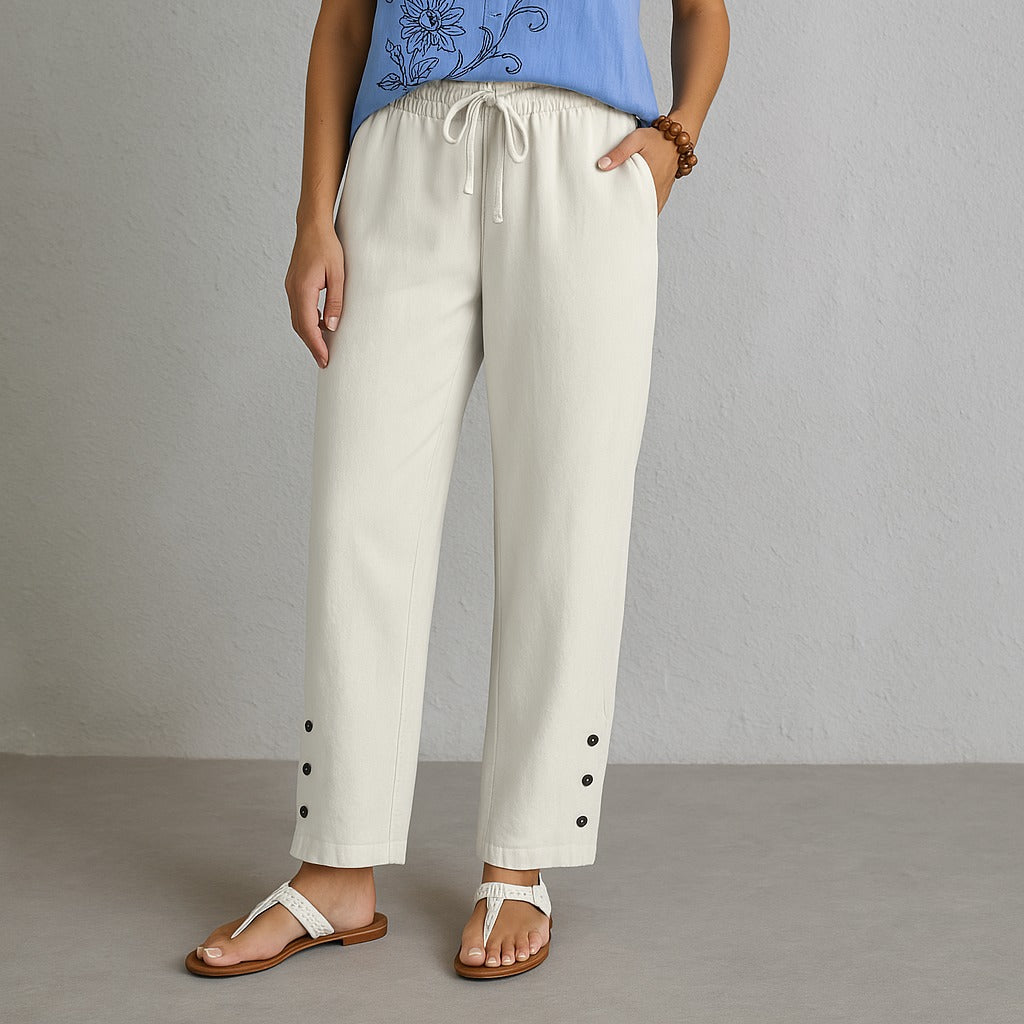 Liora™ | Button-Up Trousers Without a Problem