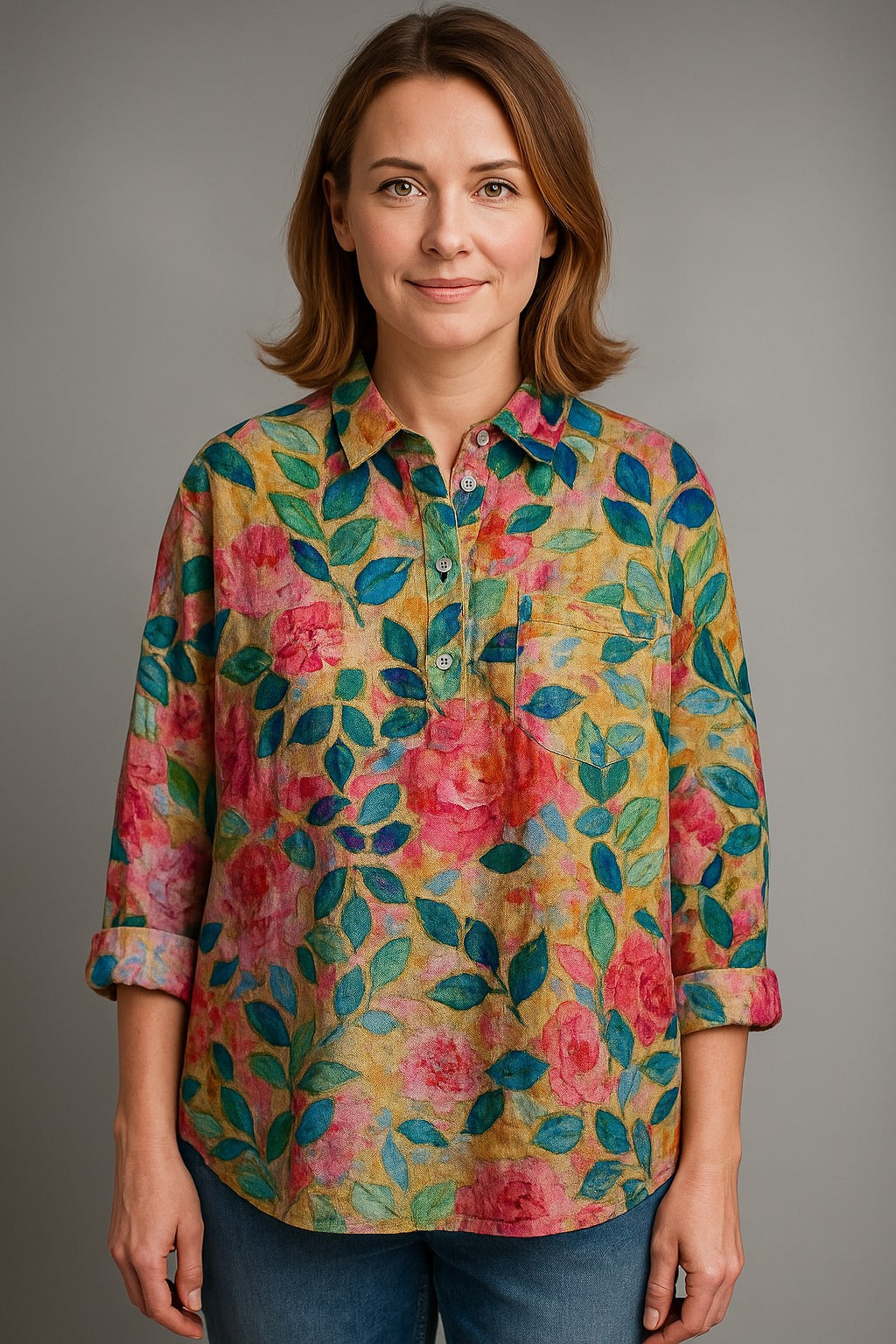 Tatum | Classic Floral Blouses