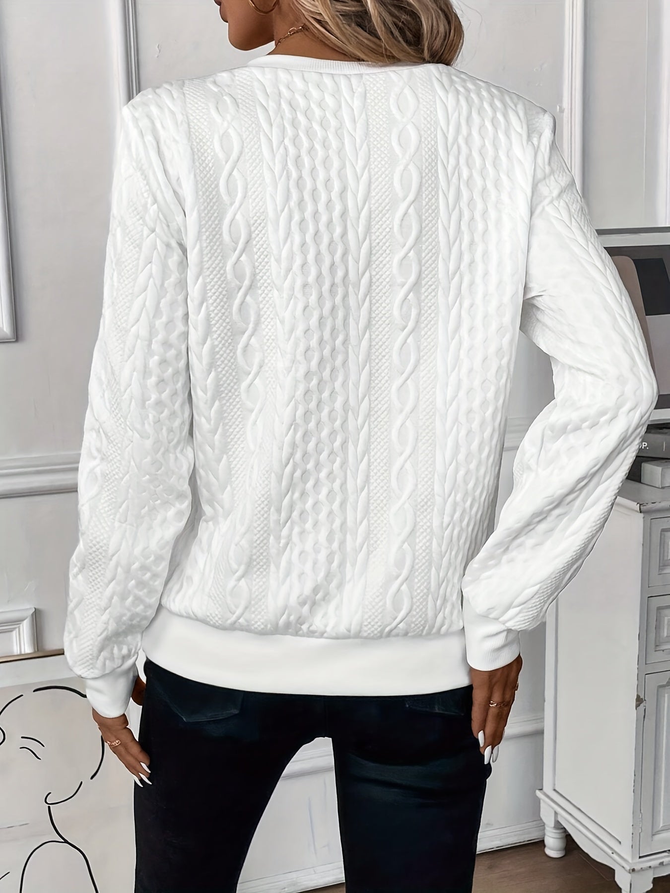 Sophie | Elegant knitted jumper with zip