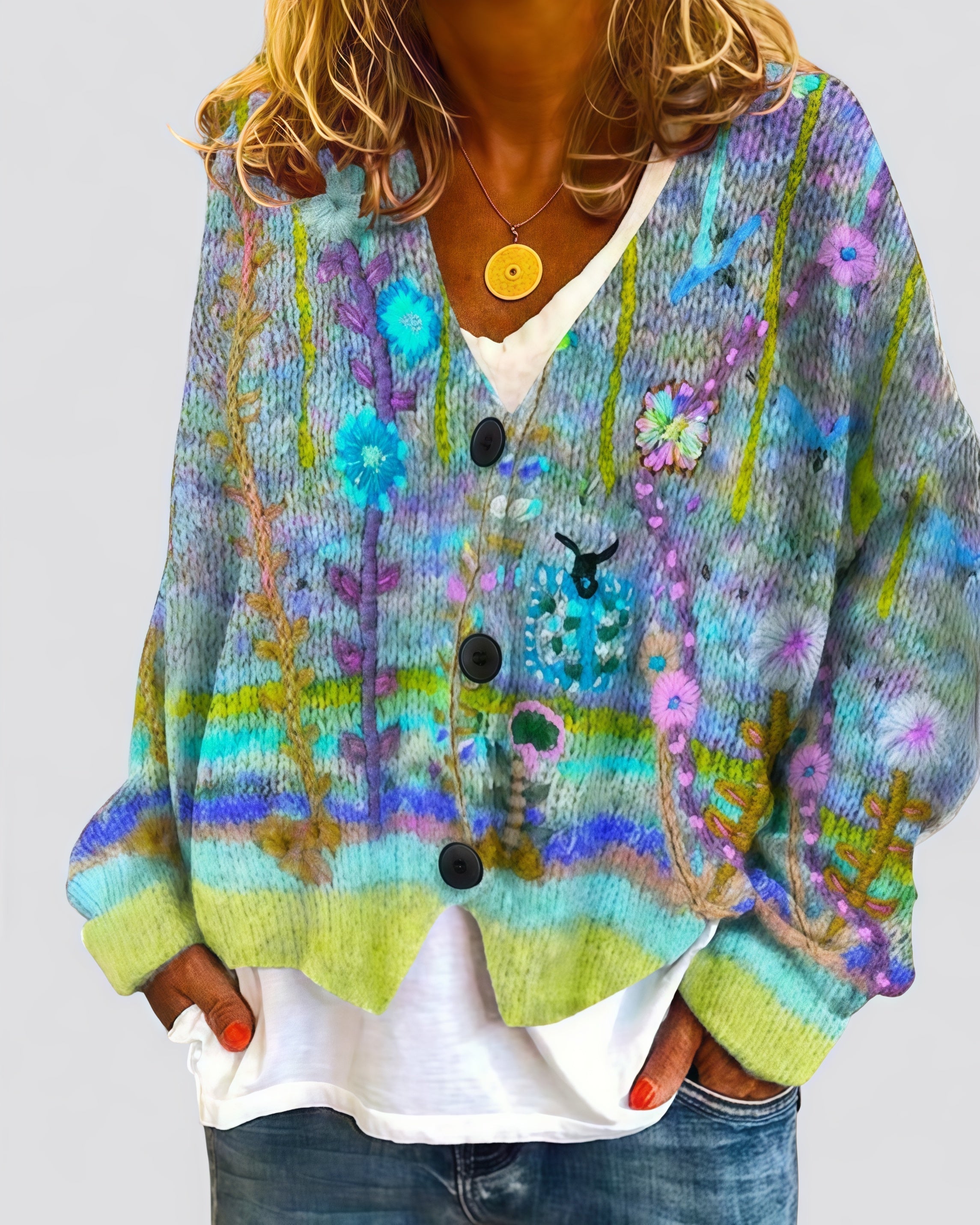 Sophie | Elegant knitted cardigan