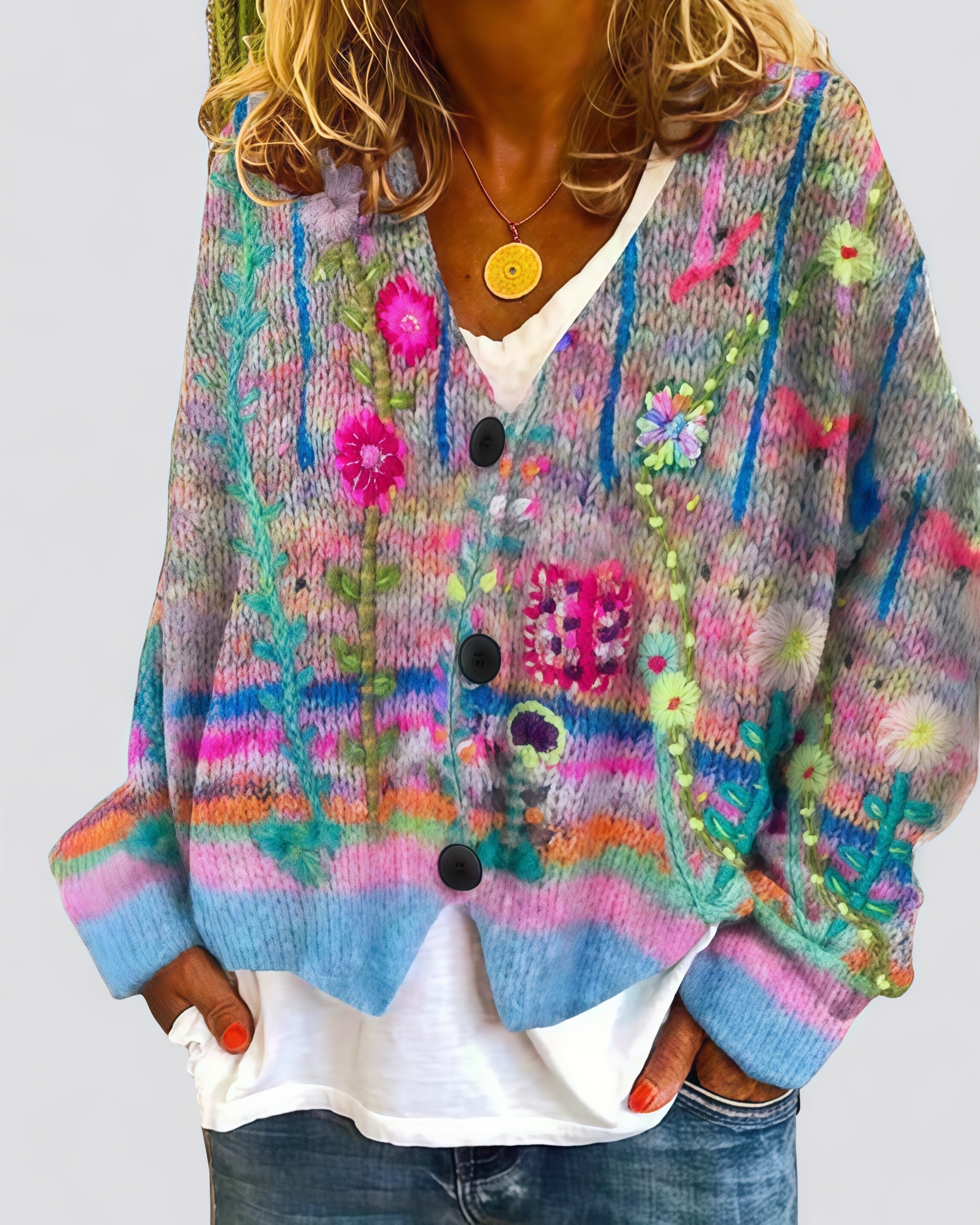 Sophie | Elegant knitted cardigan
