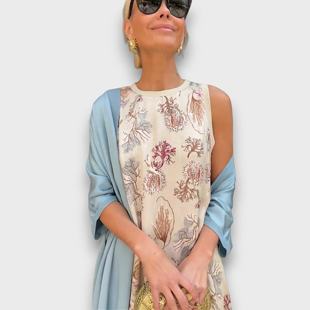Sophia – Maxi dress with cardigan